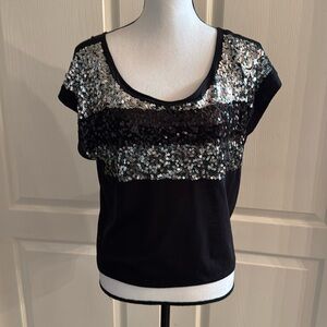 JUNIORS - BONGO Sequin Top - Size Large